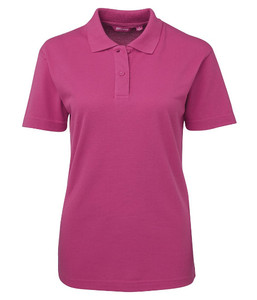 Polos: 2LPS JB's Ladies Polo, Hot Pink, Sizes 8 to 24 - Safety Equipment NZ, Tauranga, Hamilton, Cambridge, Rotorua, BOP
