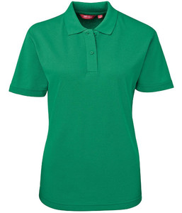 Polos: 2LPS JB's Ladies Polo, Kelly Green, Sizes 8 to 24 - Safety Equipment NZ, Tauranga, Hamilton, Cambridge, Rotorua, BOP