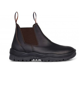 Products: 916030 Caution Mongrel Slip On Non-Safety Boot, Claret/Brown, Sizes 3 to 14 - Safety Equipment NZ, Tauranga, Hamilton, Cambridge, Rotorua, BOP