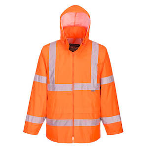 Products: HI-VIS RAIN JACKET by PORTWEST