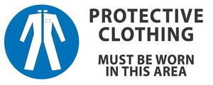Protective Clothing Must Be Worn In This Area - Safety Online