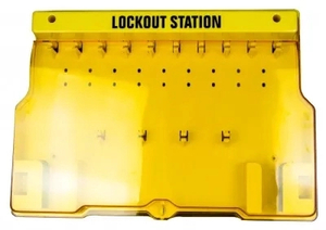Products: Lockout station - 20-locks - with cover - Safety Online