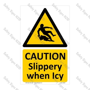 WG94 – Slippery When Icy Sign