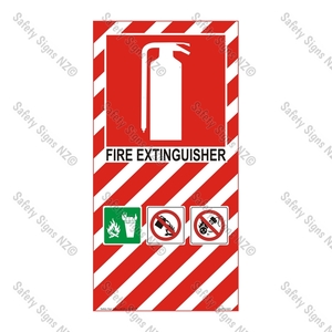 CYO FBH20 – Fire Extinguisher Sign WATER