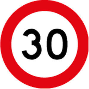 Products: Speed Restriction 30km – Level 1