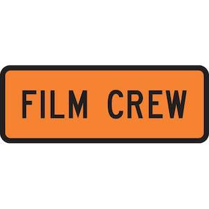 Products: Film Crew Sign – Level 1
