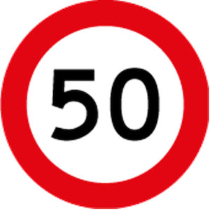 Speed Restriction 50km – Level 1