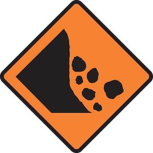 Slips on left Sign – Level 1