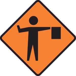 Flagman Sign – Level 1