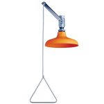 Emergency Shower, Vertically Mounted, Plastic Shower Head