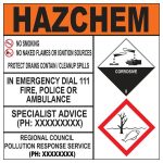 Products: Entrance / Gate / Building / Stationary Tank Signs