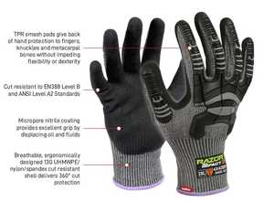 Razor Impact 3 Glove Essential Safety