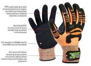 Razor Impact 5 Glove Essential Safety
