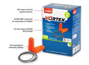 Vortex Earplugs Orange Corded