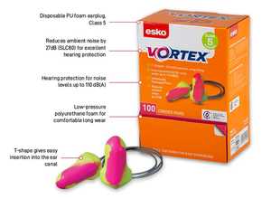 Products: Vortex Earplugs T-Shaped Corded