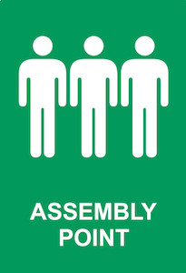 Assembly Point (PVC) safewise