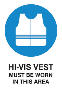 Products: Hi-Vis Notice (PVC) safewise