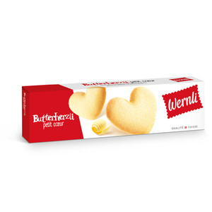 Wernli Petit Couer Butter Shortbread Biscuits BB 07/11/2025