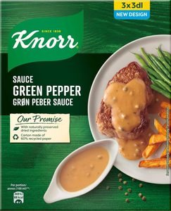 Knorr Green Pepper Sauce 3-pack BB 30/11/2025
