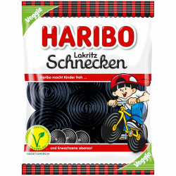 Products: Haribo Licorice Wheels