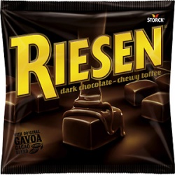 Products: Riesen Dark Chocolate & Toffee Bag