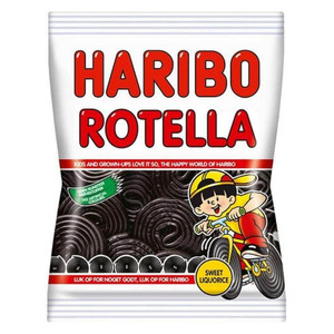 Haribo Licorice Wheels Rotella