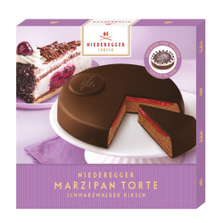 Niederegger Marzipan Blackforest Cherry Cake