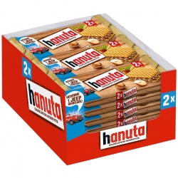 Hanuta Hazelnut Wafers BOX OF 18 BULK SAVE 10%