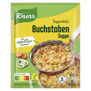 Products: Knorr Alphabet Noodle Soup (Buchstabensuppe)