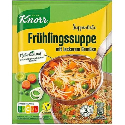 Knorr Vegetable Noodle Spring Soup (Frühlingssuppe)
