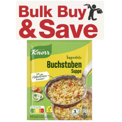 Products: Knorr Alphabet Noodle Soup (Buchstabensuppe) 14pack BULK - SAVE 10%