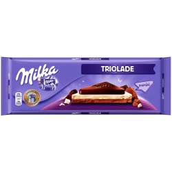 Milka Triolade Milk White & Dark Chocolate XL