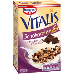 Dr. Oetker Vitalis Mildly Bitter Chocolate Muesli