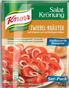 Products: Knorr Onion Herbs Salad Dressing Mix 5-pack BB 31/07/2026