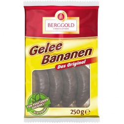 Berggold Jelly Bananas in Dark Chocolate