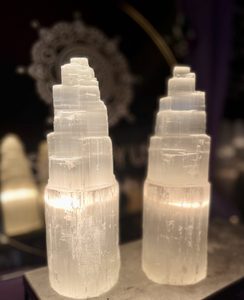 Products: Selenite Lamp (Medium) - Sage By Us