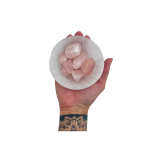 Products: Rose Quartz Tumble Heart Chakra - Sage By Us