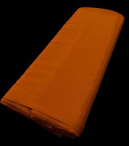Orange color Pure and soft Crepe Silk Fabric (per meter)