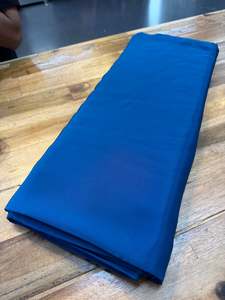 Fabrics: Cobalt Blue color Pure and soft Crepe Silk Fabric (per meter)