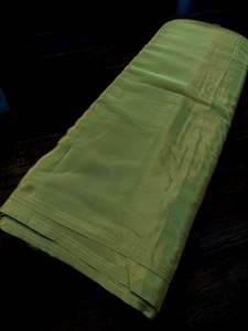Fabrics: Dark Olive Green color Pure and soft Crepe Silk Fabric (per meter)