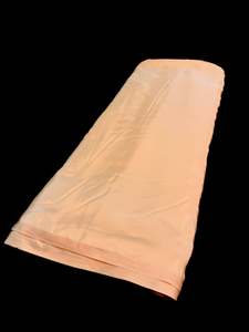 Biscotti color Pure and soft Crepe Silk Fabric (per meter)