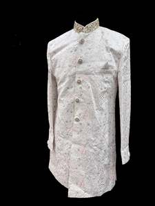 (Video clip attached) White color based pink color heavy embroidery & pearl sequ&hellip;