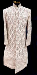 (Video clip attached )Cream Gold Beige color pink color heavy embroidery work al&hellip;