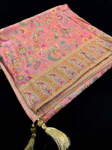 Pure And soft Banarasi Silk dupatta with Kalamkari work