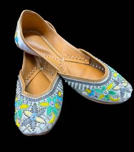 Pure leather very soft double cushioned based hand work Beautiful Punjabi Jutti