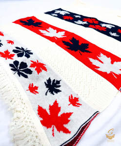 Woolen Shawls Scarfs: Cream colour very warm woolen printed shawl