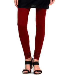 Stretchable Leggings Or Tights In Maroon Colour Standard Size