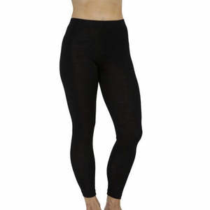 Black colour woolen stretchable laggings