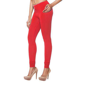 Leggings Or Tights: Big size stretchable leggings or tights in red colour (Size-can stretch +3xl)