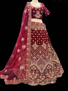 (Video clip attach)size 42(upto 46) fully stitched Red color full of embroidery &hellip;